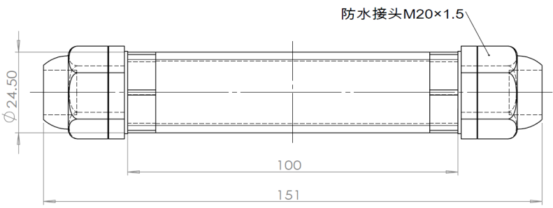 紫外輻射傳感器尺寸1